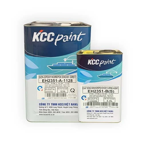 KCC Sơn Epoxy Khoáng Hóa Chất EH2351 | Hệ Lăn